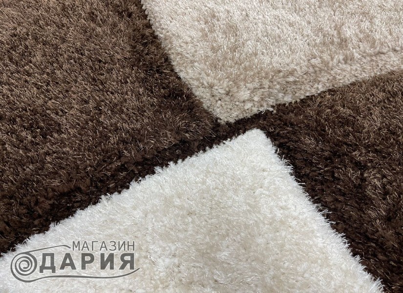 Тъкан килим 3D SHAGGY GRANDE 721 brown